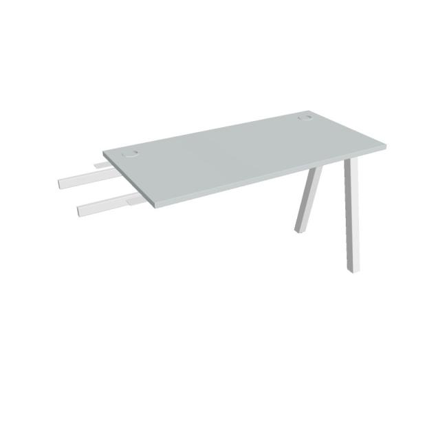 [ON920314] Schreibtisch UNI A, vertikal verbunden, 120 x 75,5 x 60 cm, grau/weiß