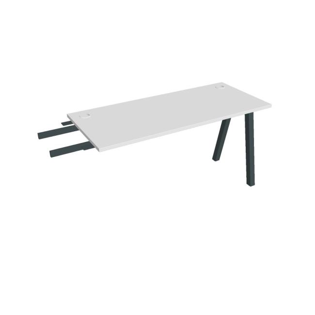 [ON920339] Schreibtisch UNI A, vertikal verbunden, 140x75,5x60 cm, weiß/schwarz