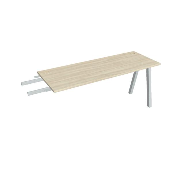 [ON920376] Schreibtisch UNI A, vertikal verbunden, 160x75,5x60 cm, Akazie/Grau