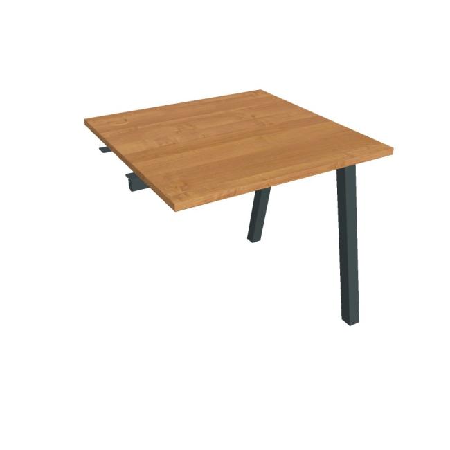 [ON920390] Werkbank UNI A, für Längsverkettung, 80x75,5x80 cm, Erle/schwarz
