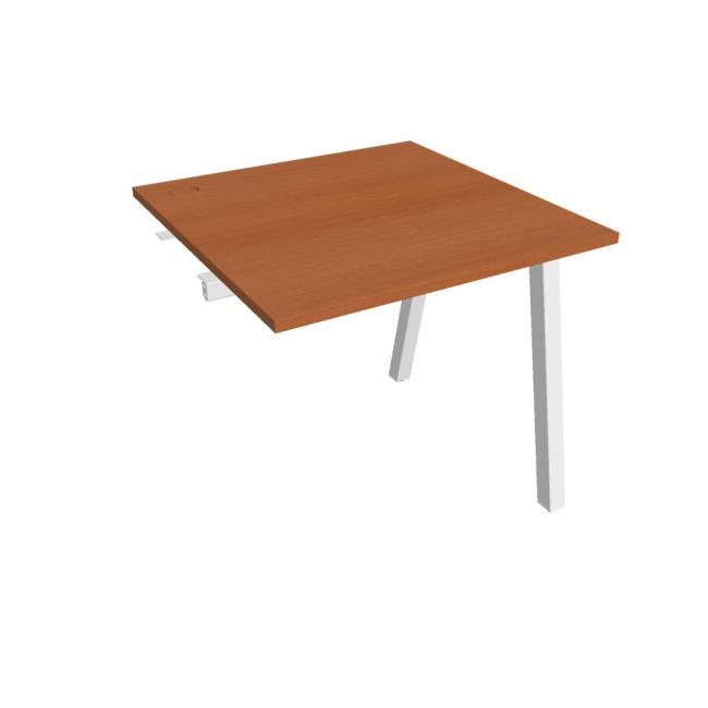 [ON920395] Werkbank UNI A, für Längsverkettung, 80x75,5x80 cm, Kirsche/Weiß