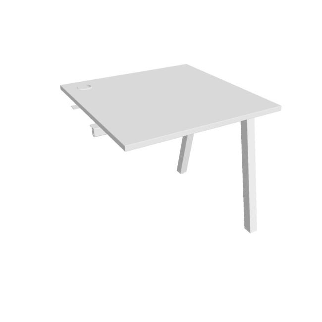 [ON920401] Werkbank UNI A, zum Verketten, 80x75,5x80 cm, weiß/weiß