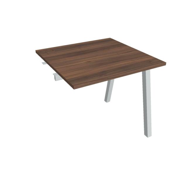 [ON920409] Werkbank UNI A, für Längsverkettung, 80x75,5x80 cm, Walnuss/Grau