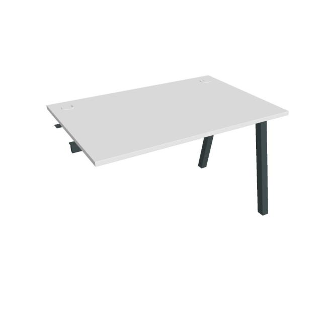 [ON920429] Werkbank UNI A, für Längsverkettung, 120x75,5x80 cm, weiß/schwarz