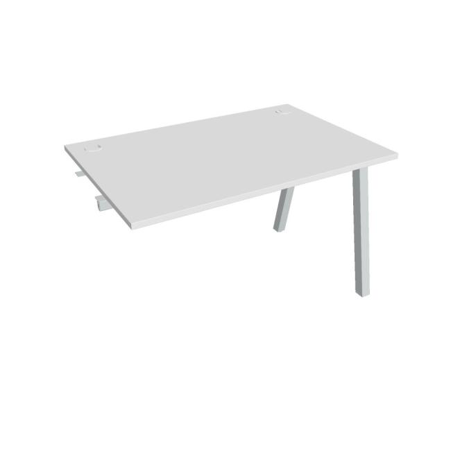 [ON920430] Werkbank UNI A, für Längsverkettung, 120x75,5x80 cm, weiß/grau