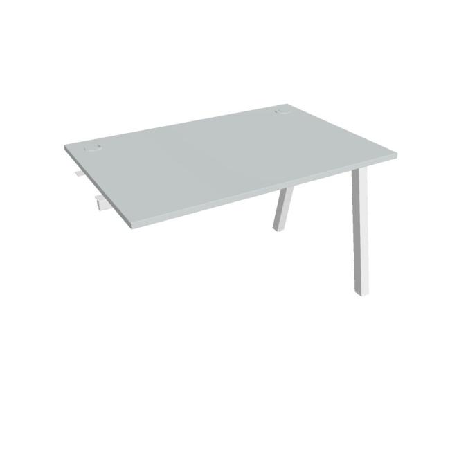 [ON920434] Werkbank UNI A, für Längsverkettung, 120 x 75,5 x 80 cm, grau/weiß