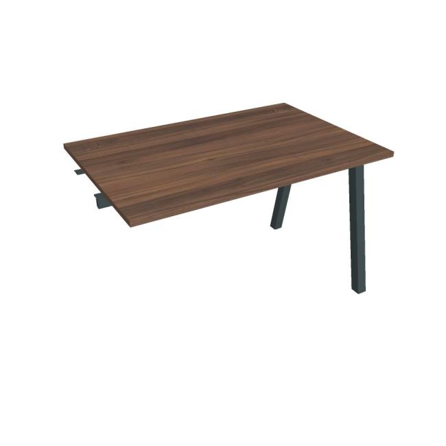 [ON920438] Werkbank UNI A, für Längsverkettung, 120 x 75,5 x 80 cm, Nussbaum/Schwarz