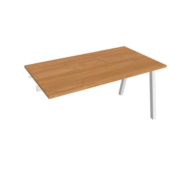 [ON920452] Werkbank UNI A, für Längsverkettung, 140 x 75,5 x 80 cm, Erle/Weiß