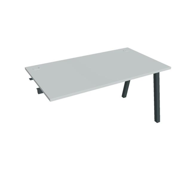 [ON920462] Werkbank UNI A, für Längsverkettung, 140x75,5x80 cm, grau/schwarz