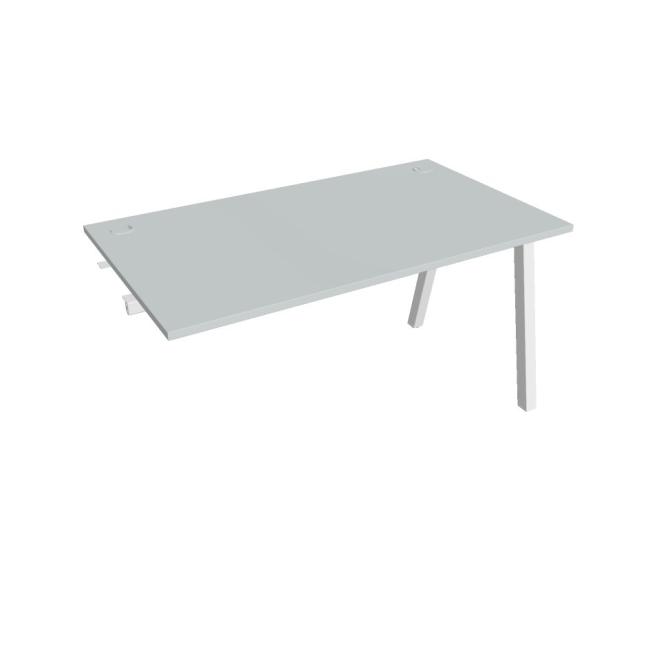 [ON920464] Werkbank UNI A, für Längsverkettung, 140x75,5x80 cm, grau/weiß