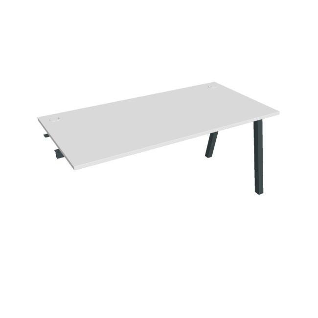 [ON920489] Werkbank UNI A, für Längsverkettung, 160x75,5x80 cm, weiß/schwarz