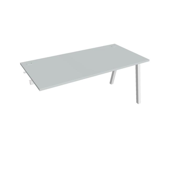 [ON920494] Werkbank UNI A, für Längsverkettung, 160x75,5x80 cm, grau/weiß