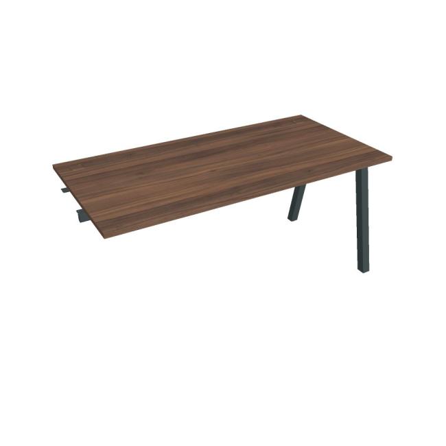 [ON920498] Werkbank UNI A, für Längsverkettung, 160 x 75,5 x 80 cm, Nussbaum/Schwarz