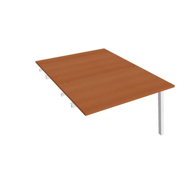 [ON920545] Werkbank UNI A, für Längsverkettung, 120 x 75,5 x 160 cm, Kirsche/Weiß