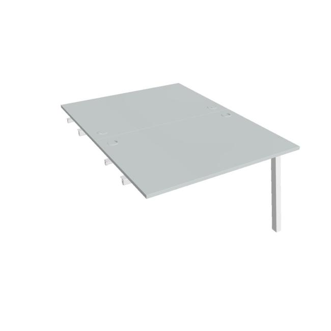 [ON920554] Werkbank UNI A, für Längsverkettung, 120x75,5x160 cm, grau/weiß