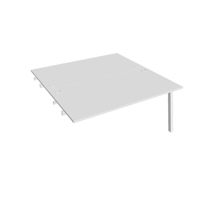 [ON920611] Werkbank UNI A, für Längsverkettung, 160x75,5x160 cm, weiß/weiß