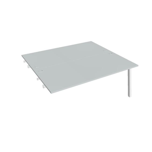 [ON920644] Werkbank UNI A, für Längsverkettung, 180x75,5x160 cm, grau/weiß