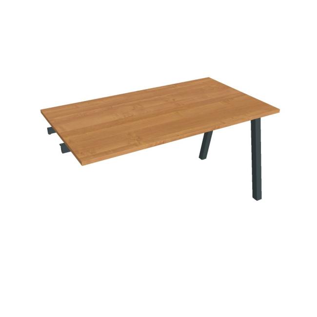 [ON920660] Besprechungstisch UNI A, für Längsverkettung, 140 x 75,5 x 80 cm, Erle/schwarz