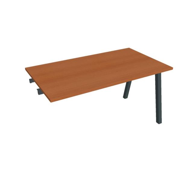[ON920663] Konferenztisch UNI A, verkettbar, 140 x 75,5 x 80 cm, Kirsche/Schwarz