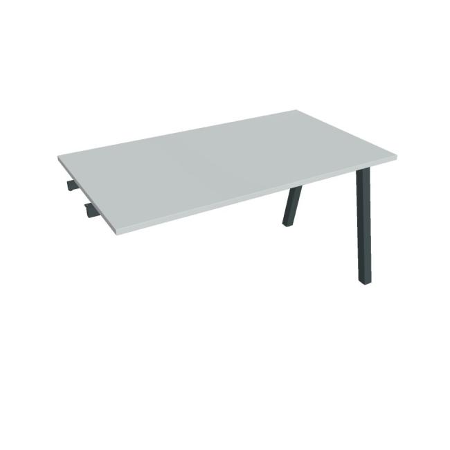 [ON920672] Besprechungstisch UNI A, zum Verketten, 140x75,5x80 cm, grau/schwarz
