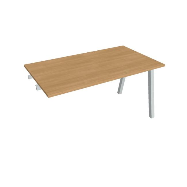 [ON920682] Besprechungstisch UNI A, für Längsverkettung, 140x75,5x80 cm, Eiche/Grau
