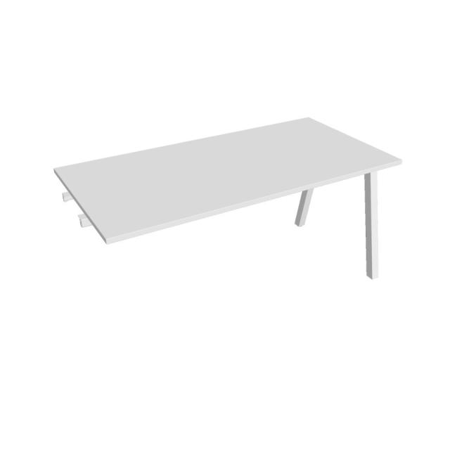 [ON920701] Besprechungstisch UNI A, zum Verketten, 160 x 75,5 x 80 cm, weiß/weiß