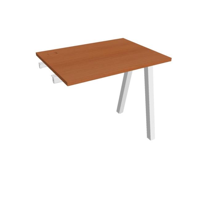 [ON920755] Werkbank UNI A, für Längsverkettung, 80x75,5x60 cm, Kirsche/Weiß