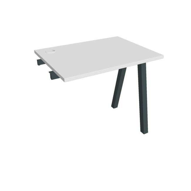 [ON920759] Werkbank UNI A, für Längsverkettung, 80x75,5x60 cm, weiß/schwarz