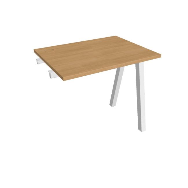 [ON920773] Werkbank UNI A, für Längsverkettung, 80x75,5x60 cm, Eiche/Weiß