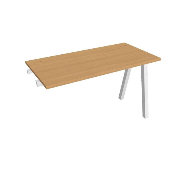[ON920788] Werkbank UNI A, für Längsverkettung, 120 x 75,5 x 60 cm, Buche/Weiß