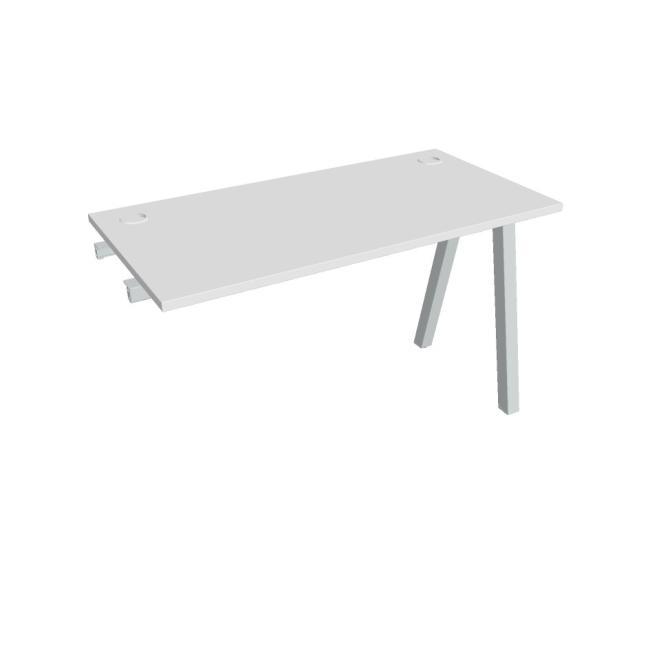 [ON920790] Werkbank UNI A, für Längsverkettung, 120x75,5x60 cm, weiß/grau