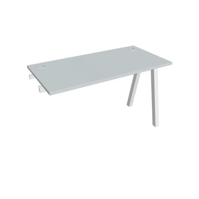 [ON920794] Werkbank UNI A, für Längsverkettung, 120 x 75,5 x 60 cm, grau/weiß