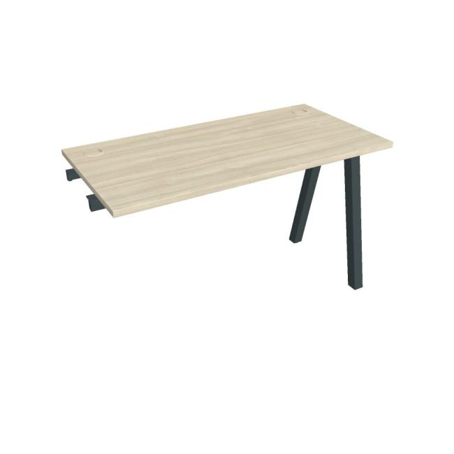 [ON920795] Werkbank UNI A, für Längsverkettung, 120 x 75,5 x 60 cm, Akazie/schwarz