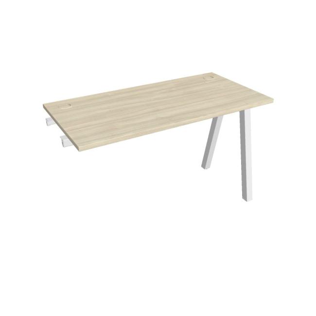 [ON920797] Werkbank UNI A, für Längsverkettung, 120 x 75,5 x 60 cm, Akazie/weiß