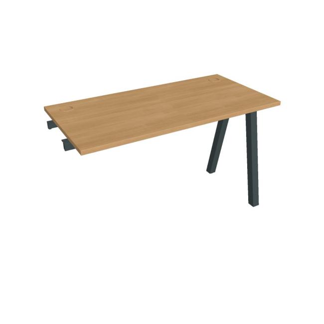[ON920801] Werkbank UNI A, für Längsverkettung, 120 x 75,5 x 60 cm, Eiche/Schwarz