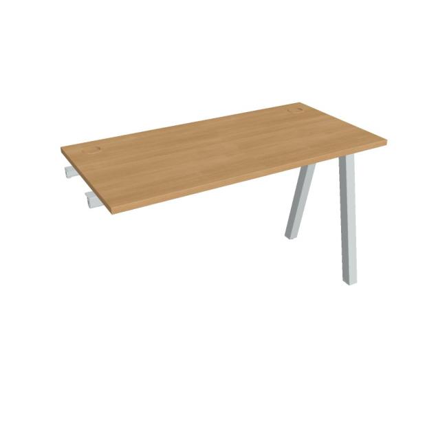 Werkbank UNI A, für Längsverkettung, 120x75,5x60 cm, Eiche/Grau