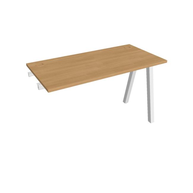 [ON920803] Werkbank UNI A, für Längsverkettung, 120 x 75,5 x 60 cm, Eiche/Weiß