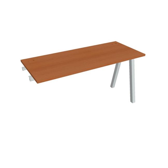 [ON920814] Werkbank UNI A, für Längsverkettung, 140x75,5x60 cm, Kirsche/Grau