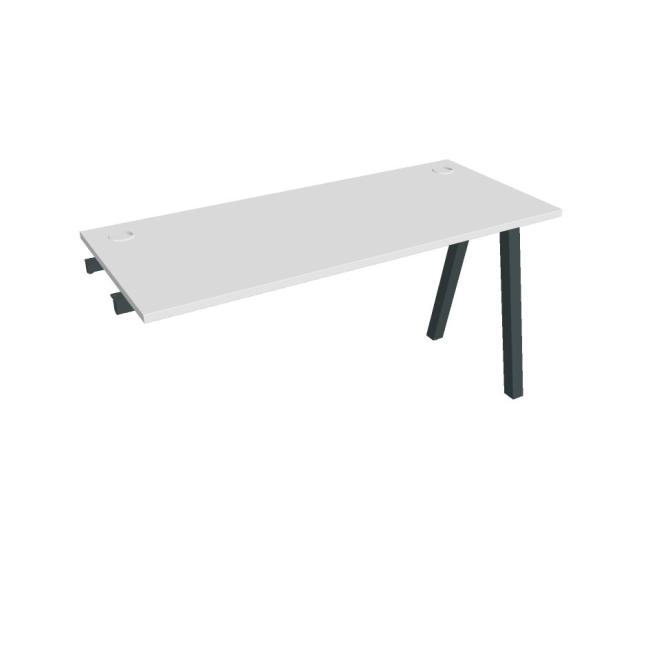 [ON920819] Werkbank UNI A, für Längsverkettung, 140x75,5x60 cm, weiß/schwarz