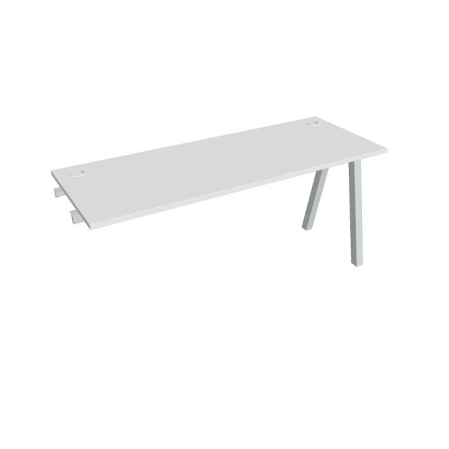[ON920850] Werkbank UNI A, für Längsverkettung, 160x75,5x60 cm, weiß/grau