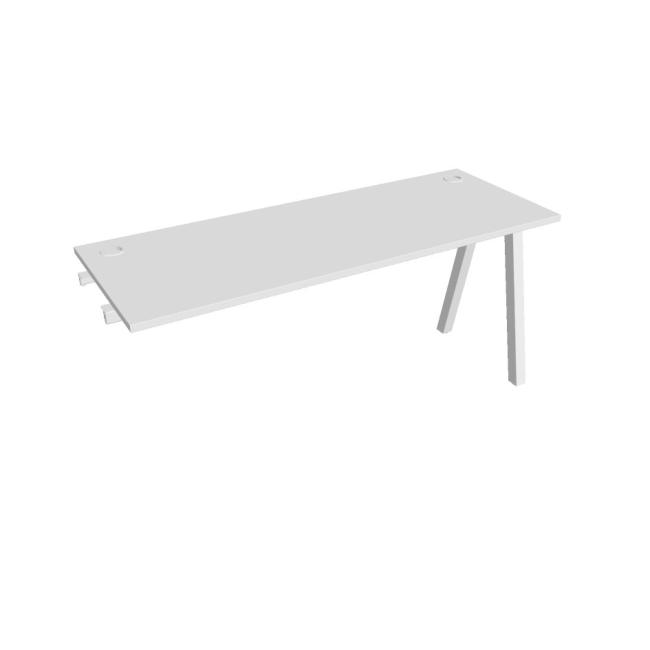 [ON920851] Werkbank UNI A, für Längsverkettung, 160x75,5x60 cm, weiß/weiß