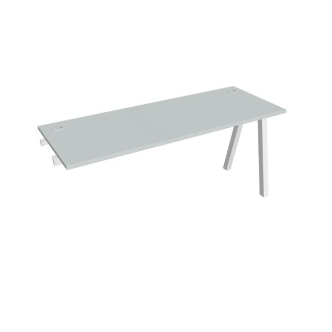 [ON920854] Werkbank UNI A, für Längsverkettung, 160x75,5x60 cm, grau/weiß