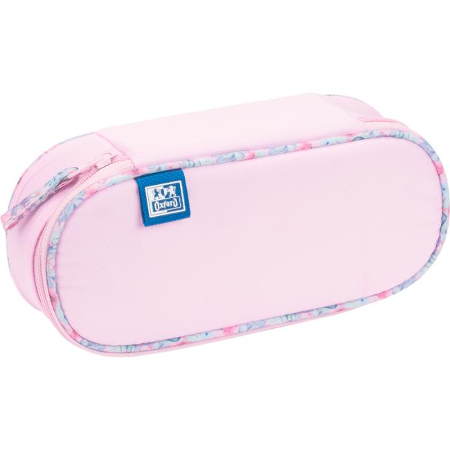 [OX079714] Federmäppchen Etue Oxford Flowers rosa