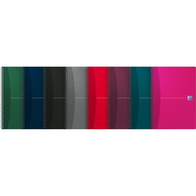 Oxford Essentials Block, A4, 90 Blatt, liniert, verschiedene Farben