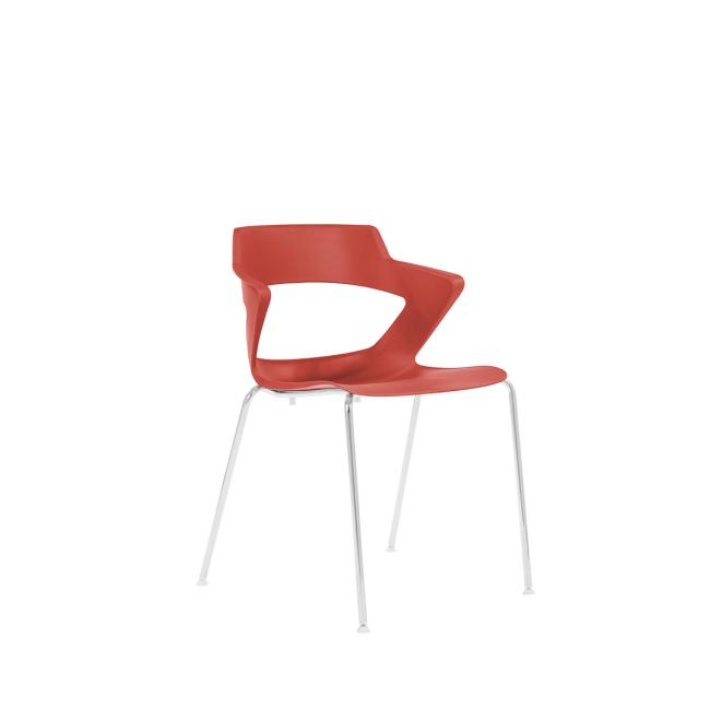 [OY490727] Aoki Esszimmerstuhl, rot