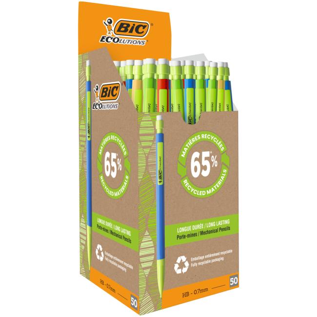 BIC Ecolution 0,7 mm Mikro-Bleistift, gemischte Farben