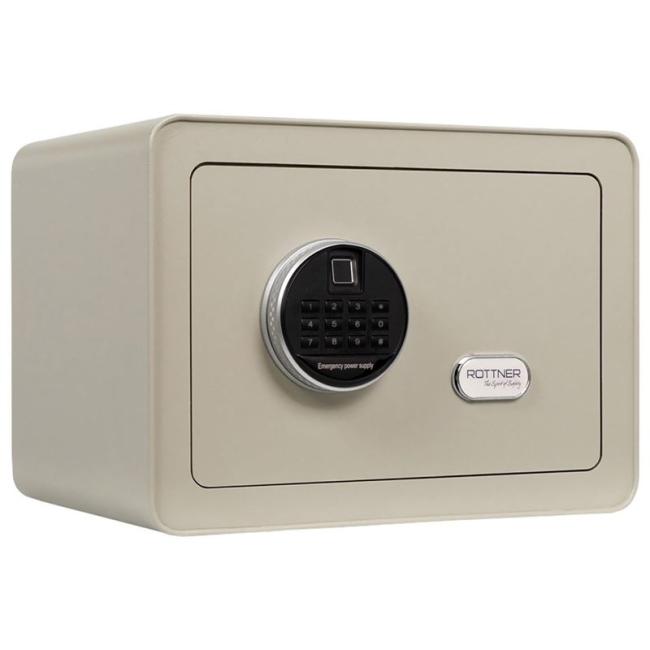 [OY547195] Vintage-Möbeltresor, elektronisch, beige