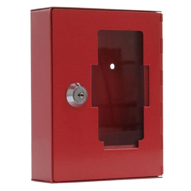 Notfall-Schlüsselbox aus Metall ohne Hammer, rot