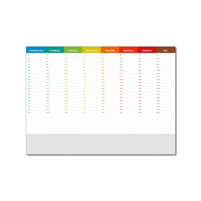 UNI 20-Blatt-Block 47 x 34 cm farbig 2026