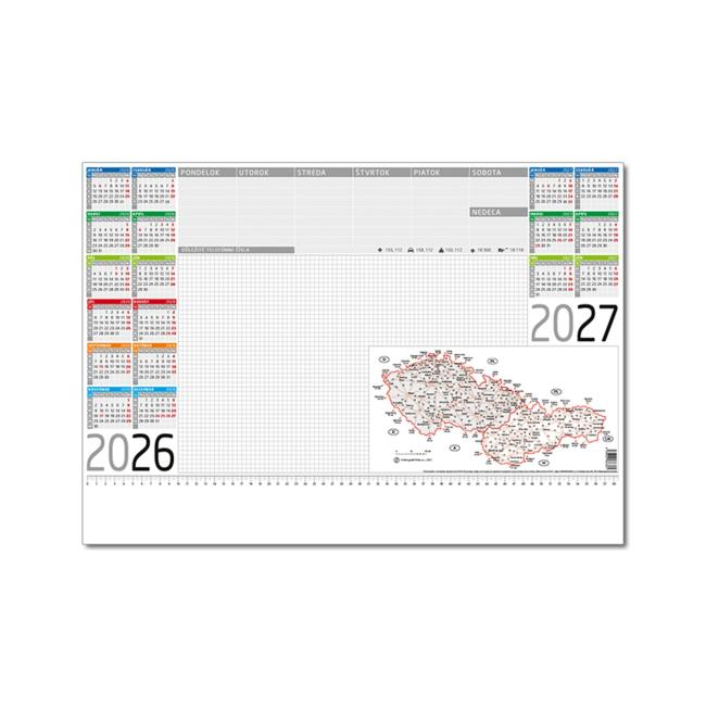 Farbblock mit Karte, 20 Blatt, 59,5 x 42 cm, 2026